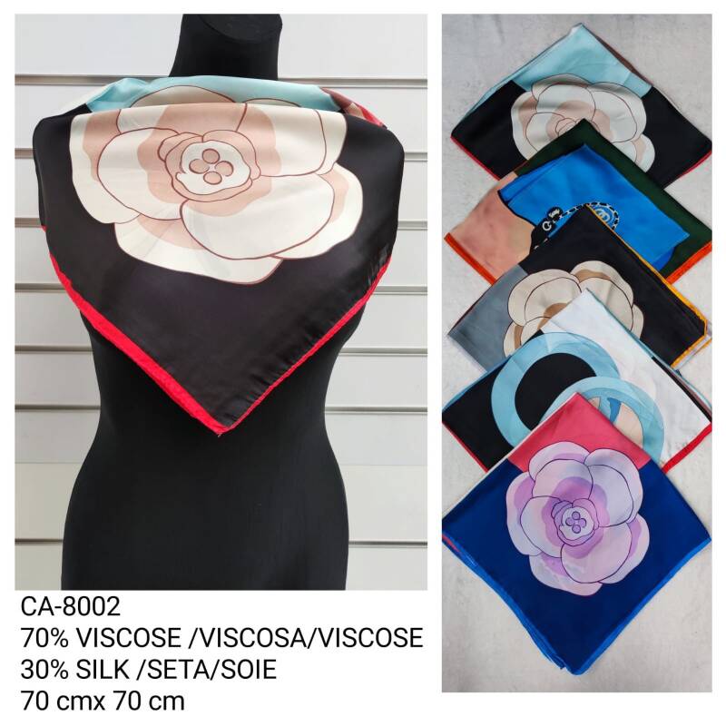 Chustka damskie Roz Standard, Mix Kolor Paczka 12 szt 1